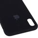 Чохол Silicone case (AAA) для Apple iPhone XS Max (6.5"), Чорний / Black