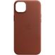 Шкіряний чохол Leather Case (AA Plus) with MagSafe для Apple iPhone 13 Pro (6.1"), Saddle Brown