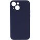 Чохол Silicone Case Full Camera Protective (AA) NO LOGO для Apple iPhone 14 (6.1"), Темно-Синий / Midnight Blue