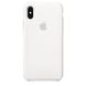 Чехол Silicone Case (AA) для Apple iPhone XS Max (6.5") Белый / White