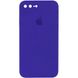 Чехол Silicone Case Square Full Camera Protective (AA) для Apple iPhone 7 plus / 8 plus (5.5") Фиолетовый / Ultra Violet
