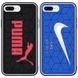 TPU Чехол Sneakers для Apple iPhone 7 plus / 8 plus (5.5"), Синий / Nike