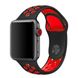 Ремешок Sport Design для Apple watch 38mm / 40mm, Черный / Красный