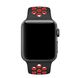 Ремешок Sport Design для Apple watch 38mm / 40mm, Черный / Красный