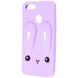 Силиконовая накладка 3D Child Bunny для Huawei Y5 (2018) / Y5 Prime (2018) / Honor 7A, Фиолетовый
