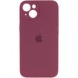 Чехол Silicone Case Full Camera Protective (AA) для Apple iPhone 13 (6.1") Бордовый / Plum