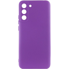 Чехол Silicone Cover Lakshmi Full Camera (A) для Samsung Galaxy S21 FE Фиолетовый / Purple