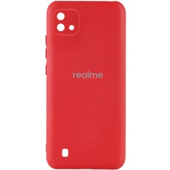 Чохол Silicone Cover My Color Full Camera (A) для Realme C11 (2021) / C20, Червоний / Red