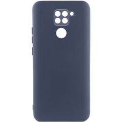 Чехол Silicone Cover Lakshmi Full Camera (A) для Xiaomi Redmi Note 9 / Redmi 10X Синий / Midnight Blue