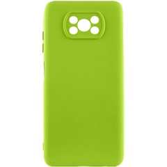 Чехол Silicone Cover Lakshmi Full Camera (A) для Xiaomi Poco X3 NFC / Poco X3 Pro Зеленый / Pistachio