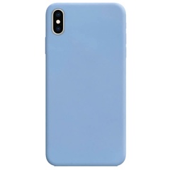 Силіконовий чохол Candy для Apple iPhone XS Max (6.5"), Голубой / Lilac Blue