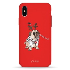 Чохол Pump Tender Touch для Apple iPhone X (5.8 ") / XS (5.8"), Christmas Dog