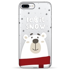 Чехол Pump Transperency для Apple iPhone 7 plus / 8 plus (5.5"), Let It Snow