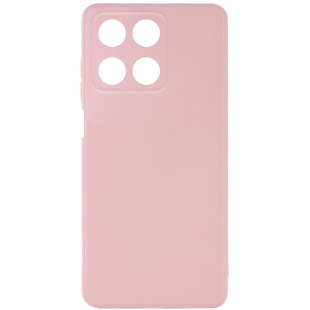 Силиконовый чехол Candy Full Camera для Huawei Honor X6a Розовый / Pink Sand