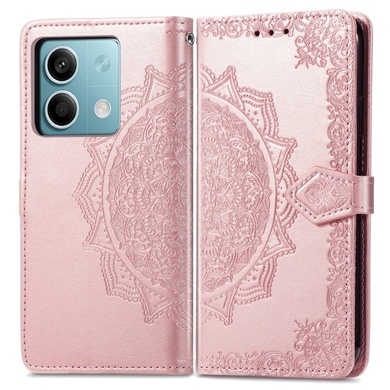 Шкіряний чохол (книжка) Art Case з візитницею для Xiaomi Poco X6 / Note 13 Pro 5G, Розовый