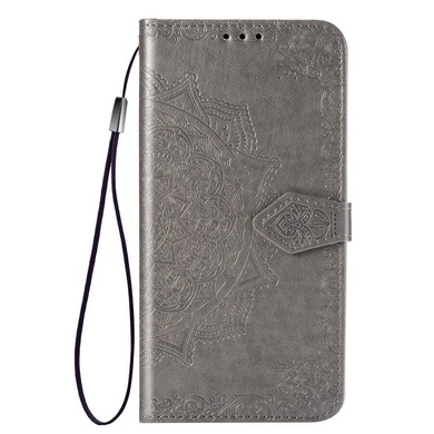 Кожаный чехол (книжка) Art Case с визитницей для Xiaomi Redmi 4X Серый