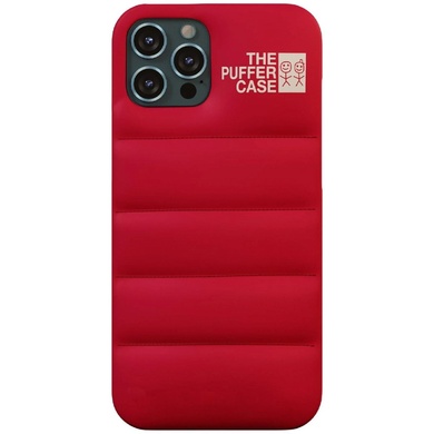 Чехол-пуховик Puffer case для Apple iPhone 13 Pro (6.1") Красный
