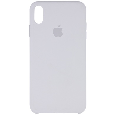Чехол Silicone case (AAA) для Apple iPhone XS Max (6.5") Белый / White