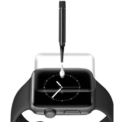 Защитное 3D стекло Mocolo с УФ лампой для Apple Watch Series 7/8 (41mm) Прозрачный