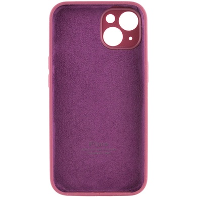 Чохол Silicone Case Full Camera Protective (AA) для Apple iPhone 13 (6.1 "), Бордовый / Plum