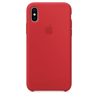 Чохол Silicone Case (AA) для Apple iPhone XS Max (6.5 "), Червоний / Red