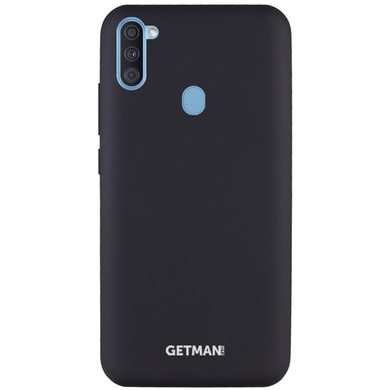 Чехол Silicone Cover GETMAN for Magnet для Huawei P40 Lite, Черный / Black