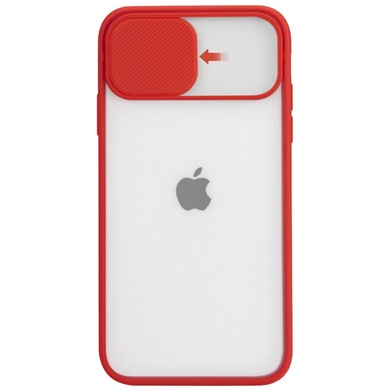 Чехол Camshield mate TPU со шторкой для камеры для Apple iPhone 7 / 8 / SE (2020) (4.7) Красный