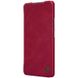 Кожаный чехол (книжка) Nillkin Qin Series для Xiaomi 11T / 11T Pro Красный