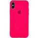 Чохол Silicone Case Slim Full Protective для Apple iPhone X / XS (5.8 "), Розовый / Shiny pink