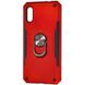 Ударопрочный чехол SG Ring Color магнитный держатель для Xiaomi Mi A3 (CC9e) Красный