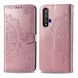 Шкіряний чохол (книжка) Art Case з візитівкою для Huawei Honor 20 / Nova 5T, Розовый