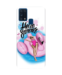 Силиконовый чехол Girls для Samsung Galaxy M31, Hello summer