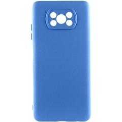 Чохол Silicone Cover Lakshmi Full Camera (A) для Xiaomi Poco X3 NFC / Poco X3 Pro, Синий / Iris