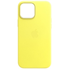 Шкіряний чохол Leather Case (AA) для Apple iPhone 11 Pro Max (6.5 "), Yellow