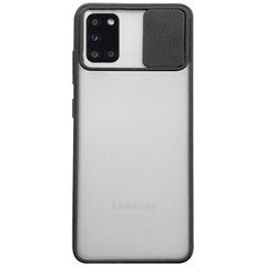 Чехол Camshield mate TPU со шторкой для камеры для Samsung Galaxy A31 Черный