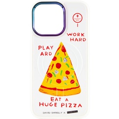 TPU+PC чехол Funny pictures with MagSafe для Apple iPhone 13 Pro Max (6.7") Pizza