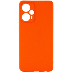 Силіконовий чохол Candy Full Camera для Xiaomi Poco F5, Помаранчевий / Orange