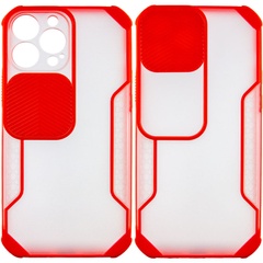 Чехол Camshield matte Ease TPU со шторкой для Apple iPhone 13 Pro (6.1") Красный
