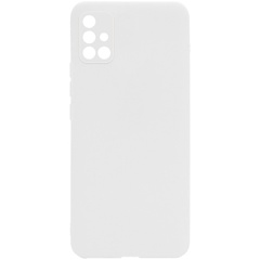 Силіконовий чохол Candy Full Camera для Samsung Galaxy A51, Білий / White