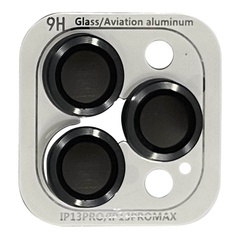 Захисне скло Metal Classic на камеру (в упак.) для Apple iPhone 12 Pro / 11 Pro / 11 Pro Max, Темно-Сірий / Graphite