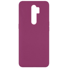 Чехол Silicone Cover Full without Logo (A) для Oppo A5 (2020) / Oppo A9 (2020) Бордовый / Marsala