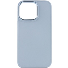 TPU чохол Bonbon Metal Style для Apple iPhone 13 Pro (6.1"), Голубой / Mist blue