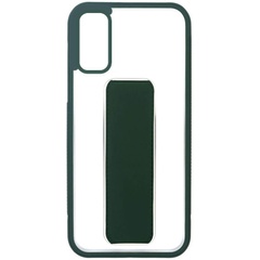 Чехол TPU+PC Hand holder для Samsung Galaxy S20+ Dark green