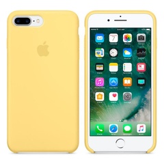 Чехол Silicone case (AAA) для Apple iPhone 7 plus / 8 plus (5.5"), Желтый / Pollen