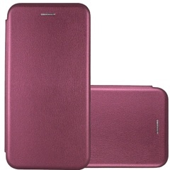 Шкіряний чохол (книжка) Classy для Samsung Galaxy A11, Бордовый