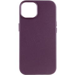 Шкіряний чохол Leather Case (AA Plus) with MagSafe для Apple iPhone 12 Pro / 12 (6.1"), Dark Cherry