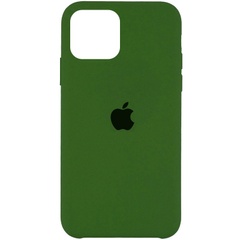 Чехол Silicone Case (AA) для Apple iPhone 11 Pro Max (6.5") Зеленый / Olive