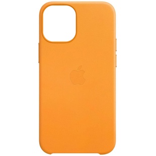 Кожаный чехол Leather Case (AAA) для Apple iPhone 11 Pro (5.8") Yellow