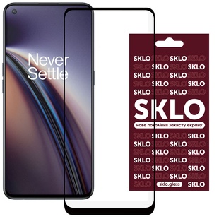 Защитное стекло SKLO 3D (full glue) для Realme 9 4G / 9 Pro+ Черный