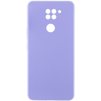 Чохол Silicone Cover Lakshmi Full Camera (AAA) для Xiaomi Redmi Note 9 / Redmi 10X, Бузковий / Dasheen
